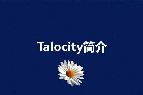 Talocity简介 Talocity简介