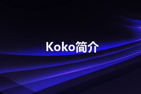 Koko简介 Koko简介