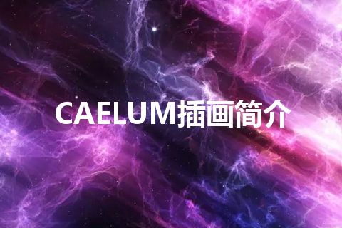 CAELUM插画简介 CAELUM插画简介