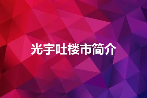 光宇吐楼市简介