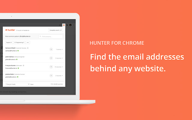 Hunter - Email Finder Extension