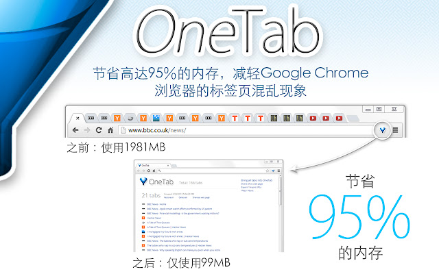 OneTab 标签页整理