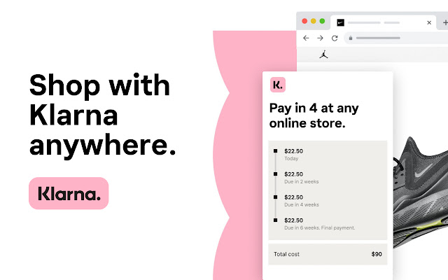 Klarna | Shop now. Pay later chrome扩展插件截图