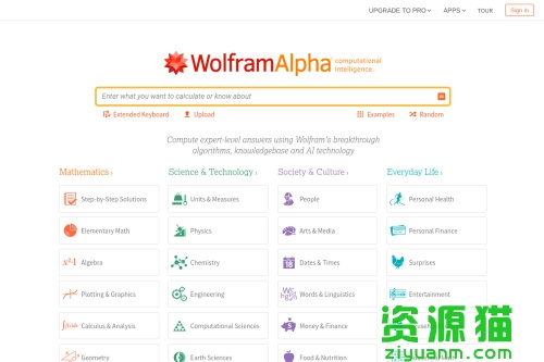 Wolfram Alpha