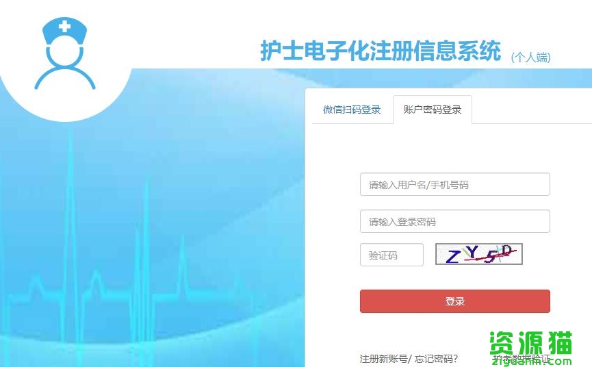 护士电子化注册信息系统入口